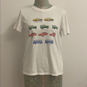 white car t-shirt